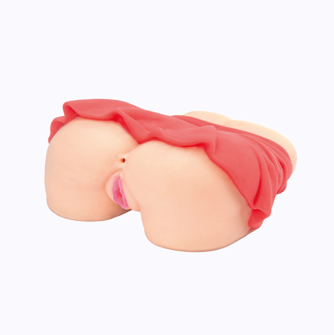 Keisha Grey Mini Skirt Pussy & Anus Masturbator