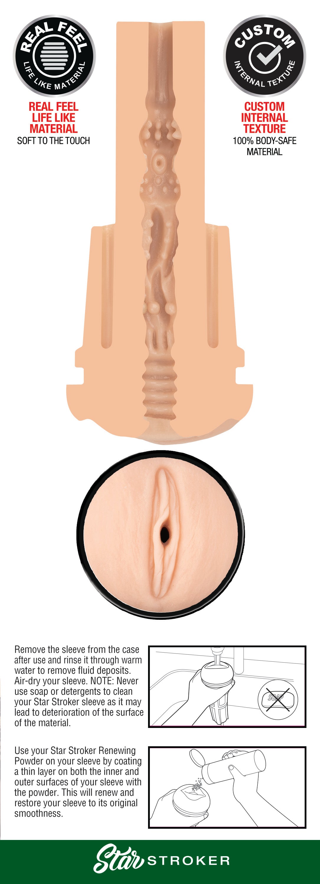 Mandy Muse Hard Case Pussy Stroker