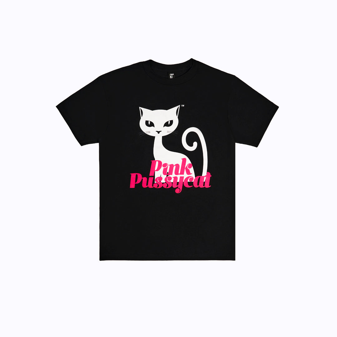 Short Sleeve T-Shirt - White On Black