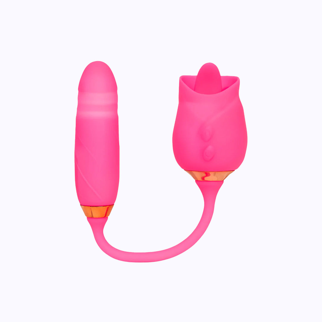 Pink Pussycat Vibrating Licking Rose - Pink