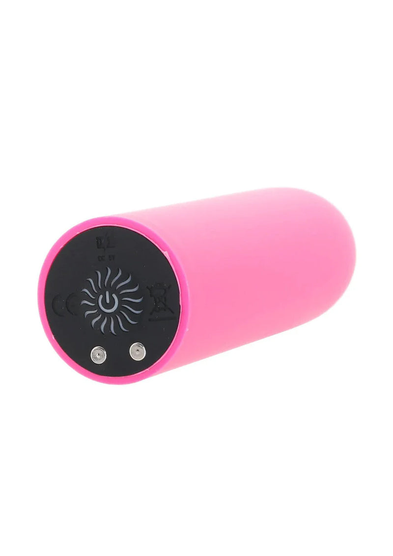 Pink Pussycat Vibrating Silicone Bullet