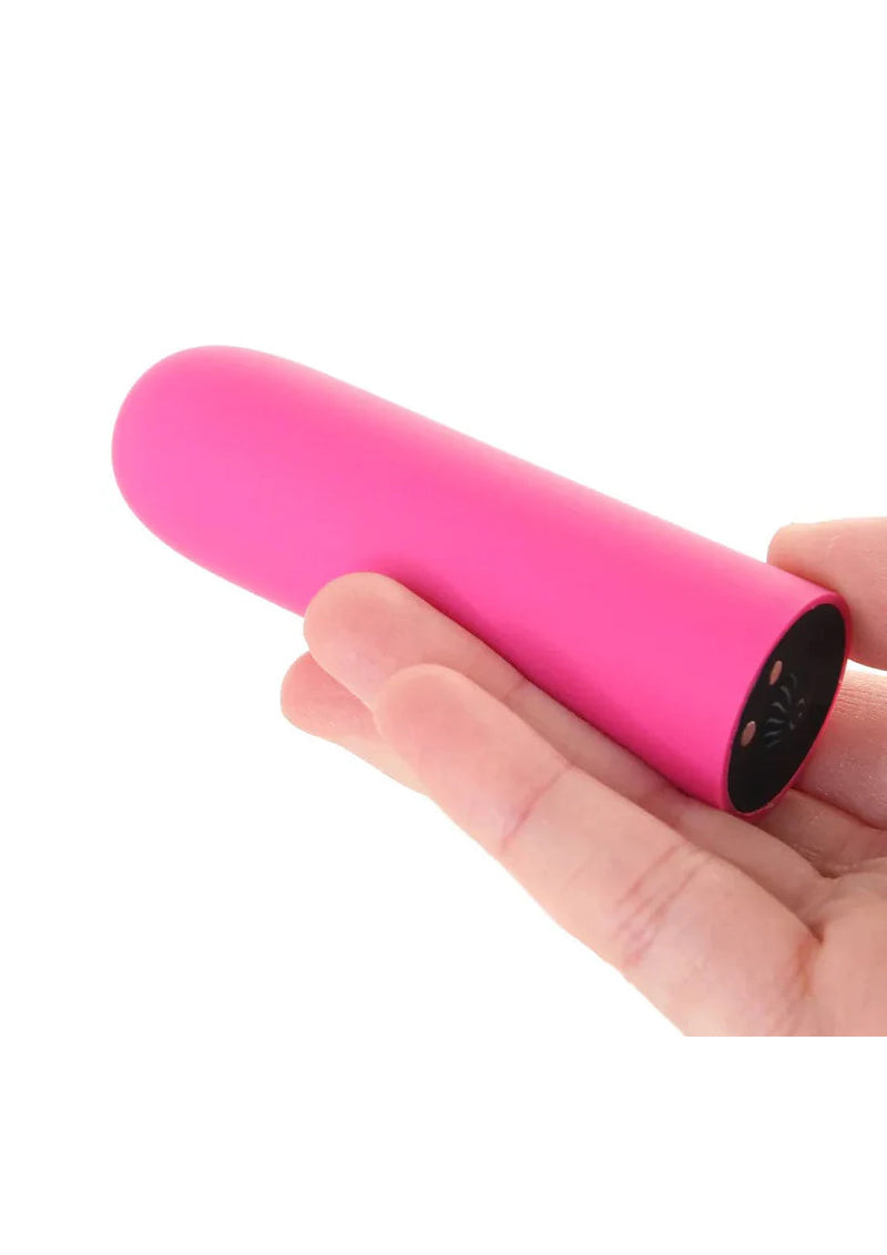 Pink Pussycat Vibrating Silicone Bullet