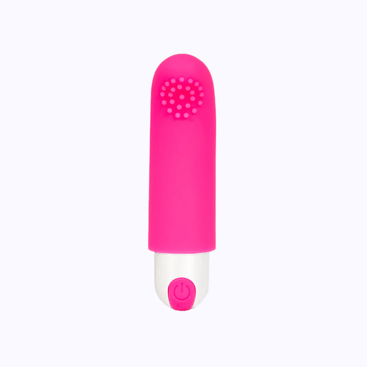 Pink Pussycat Vibrating Finger Sleeve Bullet