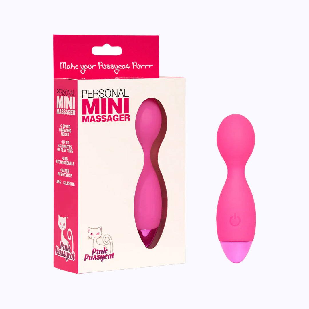 Vibrating Personal Mini Massager - Pink
