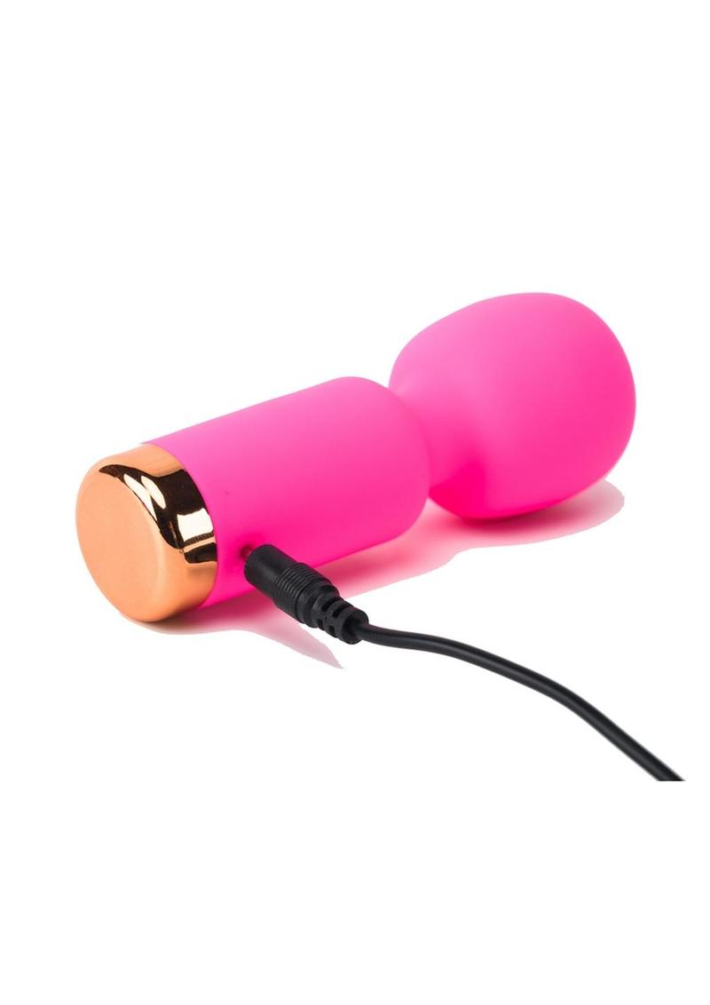 Pink Pussycat Vibrating Pocket Wand Rechargeable Massager